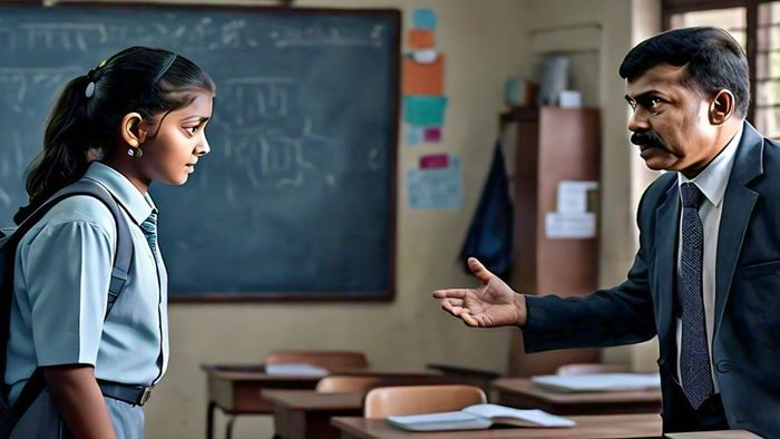 शिक्षकाने 9वीच्या विद्यार्थ्याकडून खराब मागणी केली (AI इमेज)