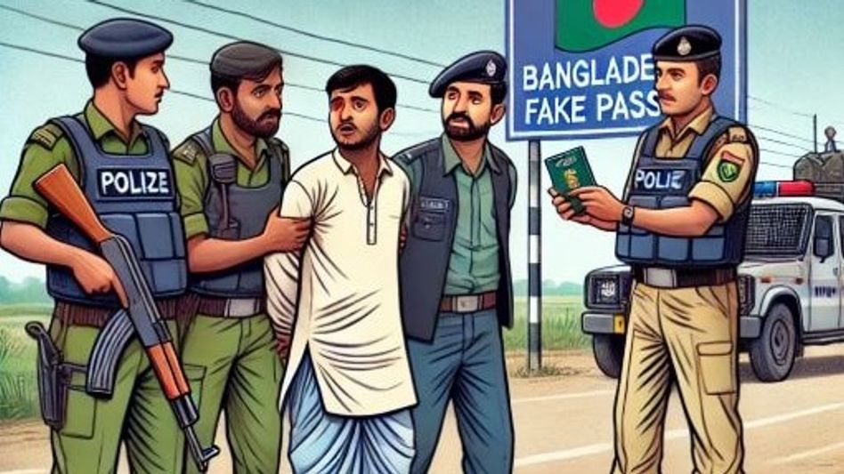 पश्चिम बंगालमध्ये बनावट पासपोर्टसह तीन बांगलादेशींना अटक पश्चिम बंगालमध्ये बनावट पासपोर्टसह तीन बांगलादेशींना अटक