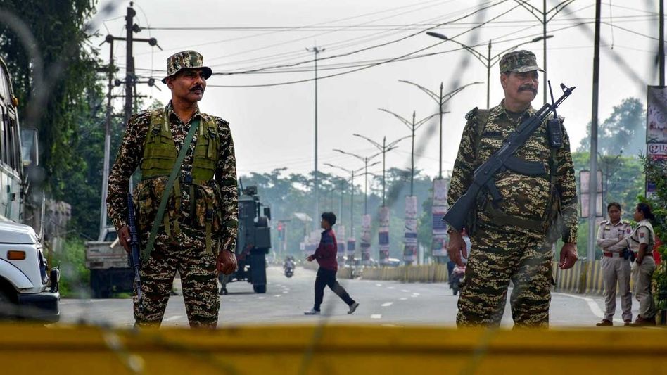Curfew partially relaxed in 5 valley districts in Manipur Curfew partially relaxed in 5 valley districts in Manipur