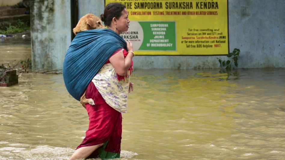 Flood situation improves in Manipur as rainfall decreases Flood situation improves in Manipur as rainfall decreases
