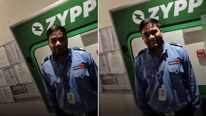 गुरुग्राम के CEO को सिक्योरिटी गार्ड ने अपनी सैलरी बताई, बदले में करियर से जुड़ी ईमानदार सलाह मिली (तस्वीरें: आकाश गुप्ता/इंस्टाग्राम) ज़िप इलेक्ट्रिक