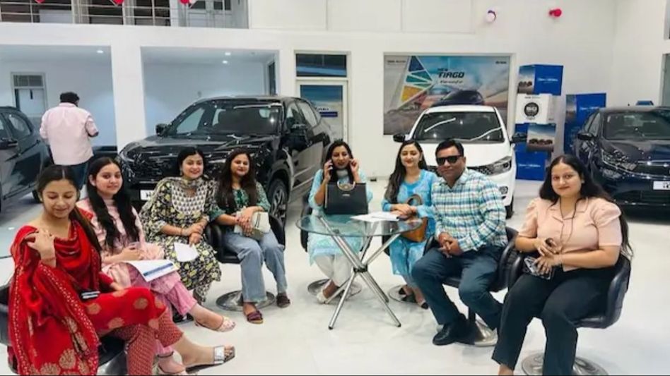 Twelve employees were gifted cars as Diwali gifts by the Mits Healthcare pharmaceutical company. Twelve employees were gifted cars as Diwali gifts by the Mits Healthcare pharmaceutical company.