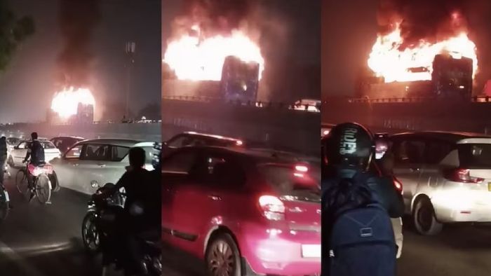 গুরুগ্রামে যাত্রী-বোঝাই ভলভো বাসে আগুন! মৃত ২, আহত ১২!