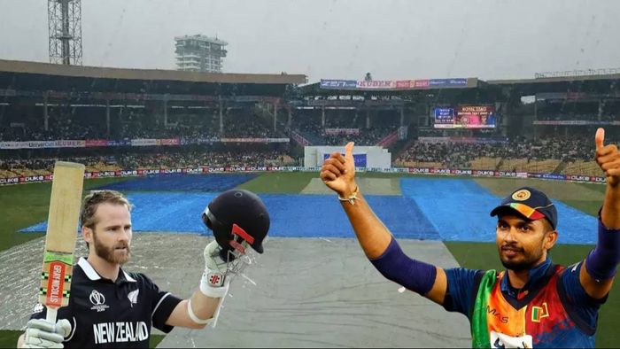 বৃষ্টিতে ভেস্তে জেতে পারে নিউজিল্যান্ড-শ্রীলঙ্কা ম্যাচ