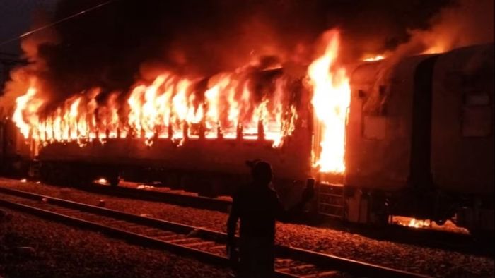 Train Fire