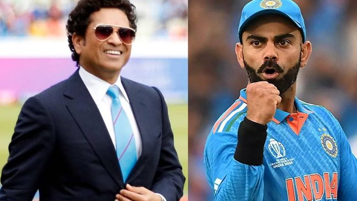 Sachin Tendulkar congratulates Virat Kohli for equaling ODI centuries record, hopes for record-breaking feat