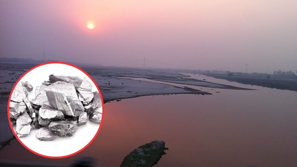 Rare metal discovered in Sutlej river Rare metal discovered in Sutlej river