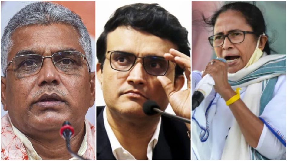 বাংলার ব্র্যান্ড অ্যাম্বাসেডর সৌরভ, দিলীপের কটাক্ষ,' চিনতে এত বছর লাগল?' বাংলার ব্র্যান্ড অ্যাম্বাসেডর সৌরভ, দিলীপের কটাক্ষ,' চিনতে এত বছর লাগল?'