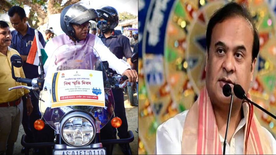 Assam CM Himanta Biswa Sarma lauds minister's efforts to raise awareness on road safety Assam CM Himanta Biswa Sarma lauds minister's efforts to raise awareness on road safety