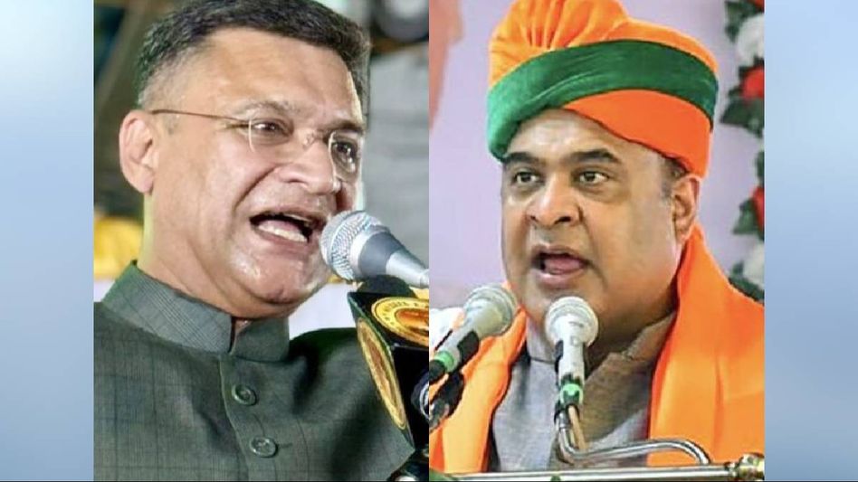 Himanta Biswa Sarma strongly reacts to AIMIM leader Akbaruddin Owaisi's threat to cop, urges EC to cancel candidature Himanta Biswa Sarma strongly reacts to AIMIM leader Akbaruddin Owaisi's threat to cop, urges EC to cancel candidature