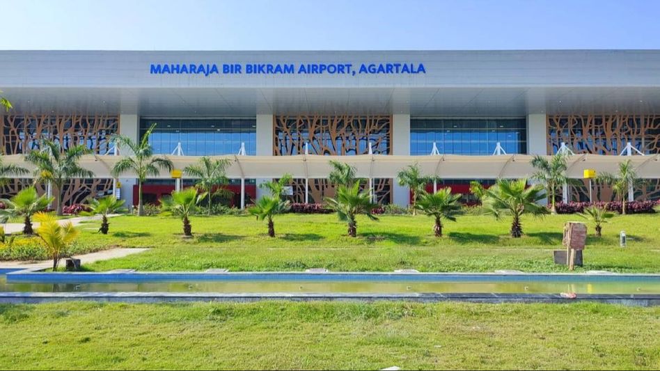 Tripura: Indigo Airlines employee among two held with cannabis worth Rs 3 lakh at MBB airport Tripura: Indigo Airlines employee among two held with cannabis worth Rs 3 lakh at MBB airport