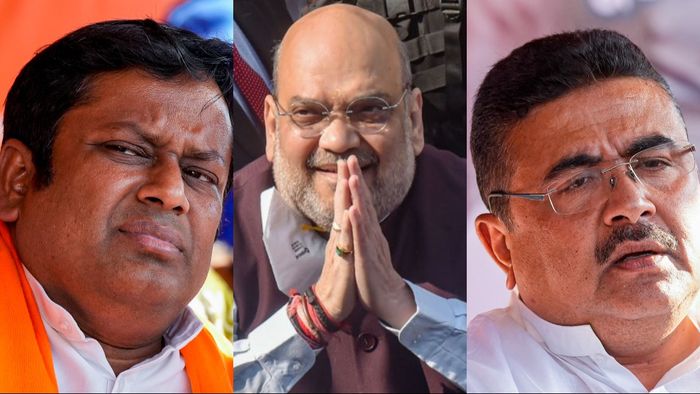 Amit Shah in Kolkata