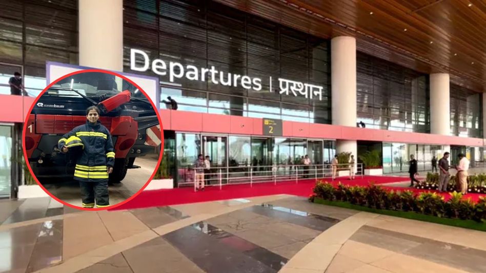 India’s first certified woman fire-fighter to drive crash fire tender India’s first certified woman fire-fighter to drive crash fire tender