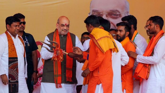 ধর্মতলার জনসভায় অমিত শাহ