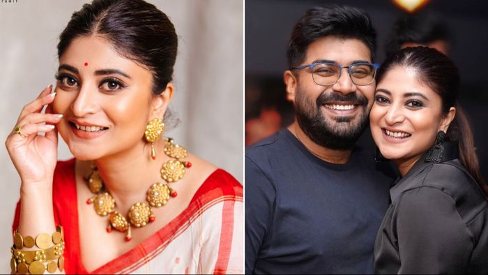 সন্দীপ্তা সেন ও সৌম্য মুখোপাধ্যায় (ছবি: ইনস্টাগ্রাম)