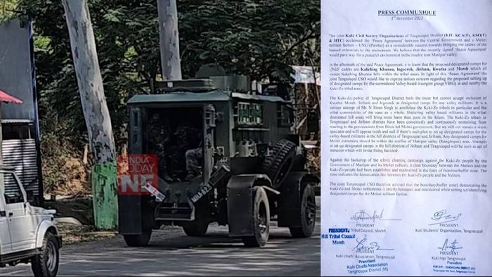 Manipur: No valley-based militants designated camps in Kuki-Zo tribal areas, says Tengnoupal Kuki bodies