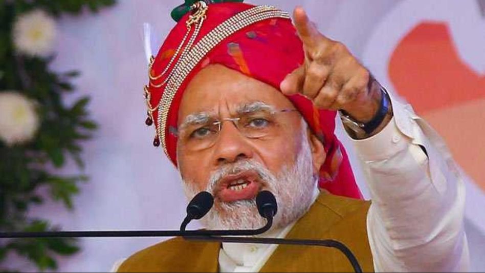 Thumbs Up for 'Modi Mantra' as saffron party roars in 'Hindi Heartland' in Assembly polls, Congress settles for Telangana Thumbs Up for 'Modi Mantra' as saffron party roars in 'Hindi Heartland' in Assembly polls, Congress settles for Telangana
