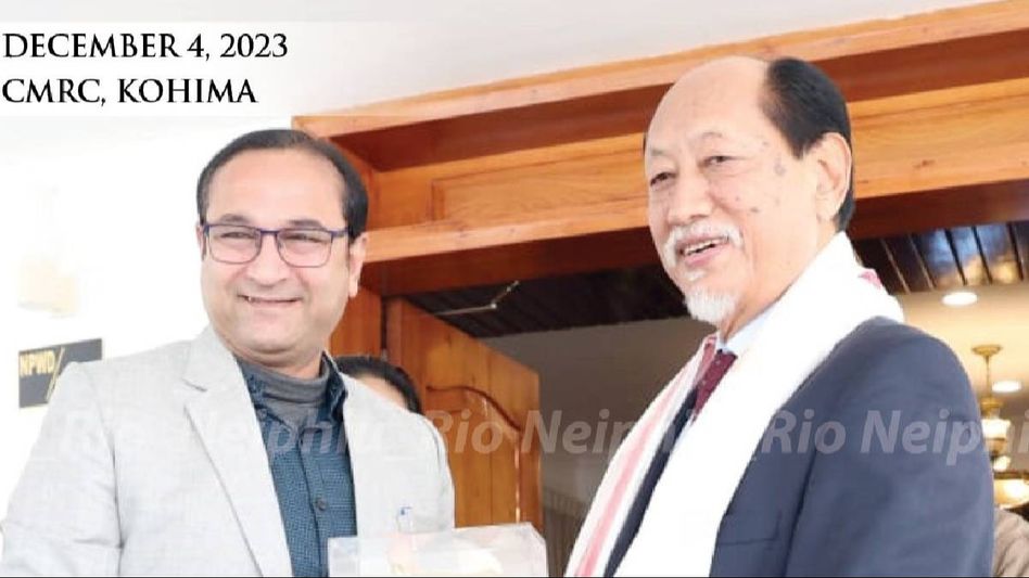 Nagaland CM holds meeting with GM NFR, holds talks on Kohima and Imphal connectivity Nagaland CM holds meeting with GM NFR, holds talks on Kohima and Imphal connectivity