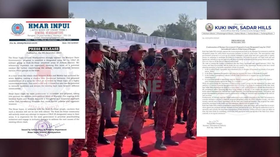 Manipur's top tribal bodies oppose proposed UNLF designated camps in tribal areas Manipur's top tribal bodies oppose proposed UNLF designated camps in tribal areas