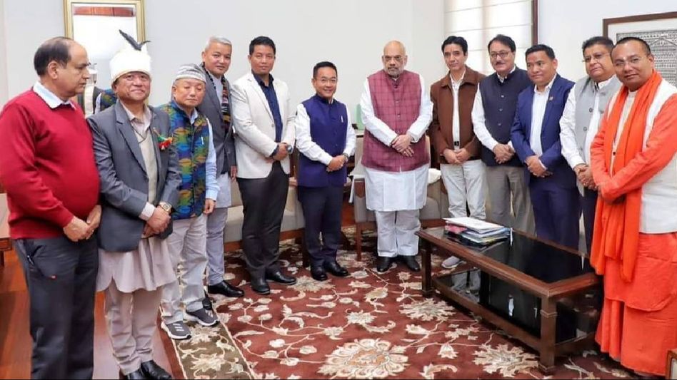 Sikkim CM discusses tribal affairs and seat reservation with Home Minister Amit Shah Sikkim CM discusses tribal affairs and seat reservation with Home Minister Amit Shah