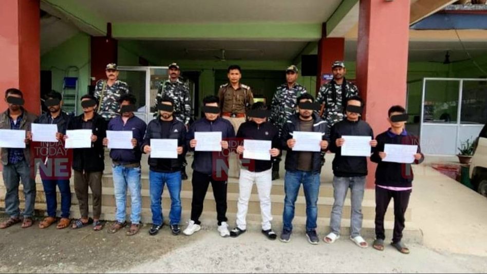 Arunachal: Itanagar Police apprehend 10 individuals under preventive action in nighttime patrol  Arunachal: Itanagar Police apprehend 10 individuals under preventive action in nighttime patrol