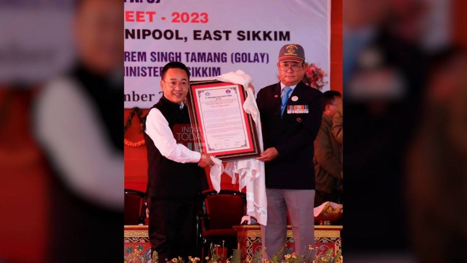 Sikkim Chief Minister attends the Ex-Servicemen Association Annual Meet  Sikkim Chief Minister attends the Ex-Servicemen Association Annual Meet