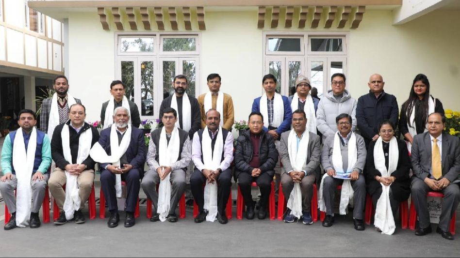 Sikkim: NDMA officials deliver comprehensive post disaster needs assessment report to CM Prem Singh Tamang  Sikkim: NDMA officials deliver comprehensive post disaster needs assessment report to CM Prem Singh Tamang