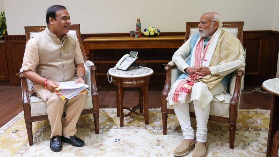 Himanta Biswa Sarma invites PM Modi to visit Assam, inaugurate slew of projects Himanta Biswa Sarma invites PM Modi to visit Assam, inaugurate slew of projects