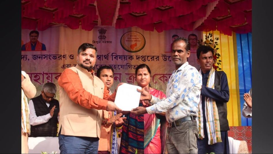 Tripura Minister slams erstwhile Left Front for depriving farmers during their 25 year rule Tripura Minister slams erstwhile Left Front for depriving farmers during their 25 year rule