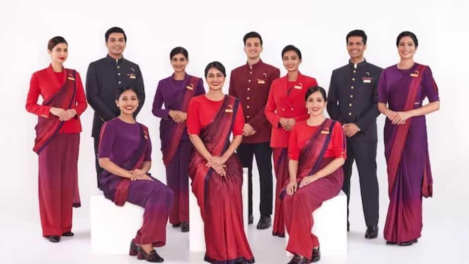 New Uniform of Air India Crew New Uniform of Air India Crew