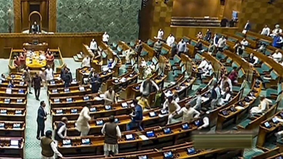 Lok Sabha Secretariat suspends eight personnel for security lapse in Parliament Lok Sabha Secretariat suspends eight personnel for security lapse in Parliament