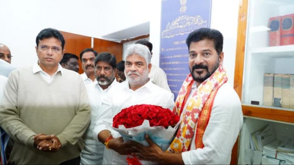 Congress leader Gaddam Prasad Kumar unanimously elected as Speaker of Telangana Assembly Congress leader Gaddam Prasad Kumar unanimously elected as Speaker of Telangana Assembly