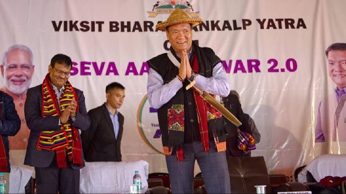 Arunachal: CM Pema Khandu launches 'Viksit Bharat Sankalp Yatra' and 'Seva Aapke Dwar 2.0' in Bizari