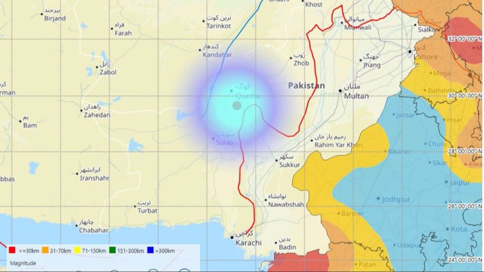 Earthquake of magnitude 4.2 hits Pakistan Earthquake of magnitude 4.2 hits Pakistan