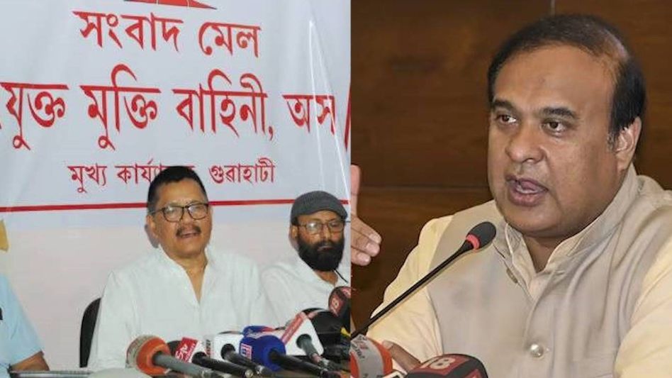 Himanta Biswa Sarma says target is to ink accord with ULFA's pro-talk faction in December Himanta Biswa Sarma says target is to ink accord with ULFA's pro-talk faction in December