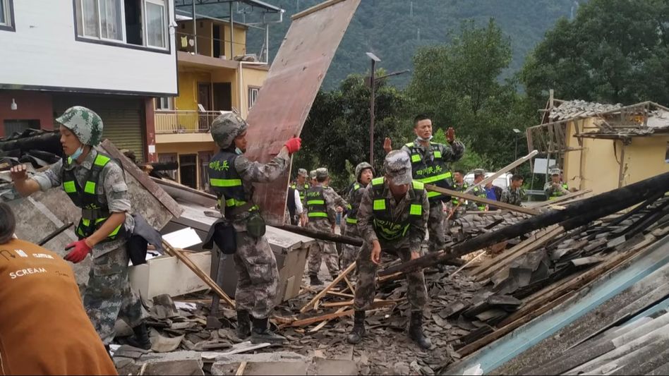 More than 100 feared dead as 6.2 magnitude earthquake hit China More than 100 feared dead as 6.2 magnitude earthquake hit China
