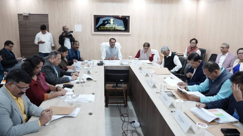 Assam minister Ashok Singhal chairs crucial meet on town planning initiative Assam minister Ashok Singhal chairs crucial meet on town planning initiative
