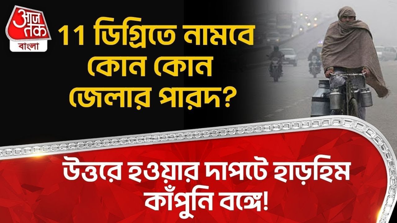 Cold wave in the north with low temperatures and fog