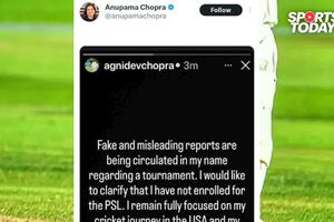 Agni Chopra denies registering for PSL despite auction listing with a base price SportsTak