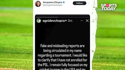 Agni Chopra denies registering for PSL despite auction listing with a base price Agni Dev Chopra denies PSL registration despite auction listing