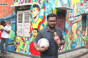 FIFA World Cup fever grips Kolkata as Ganapati Seva Dal paints streets with football legends SportsTak