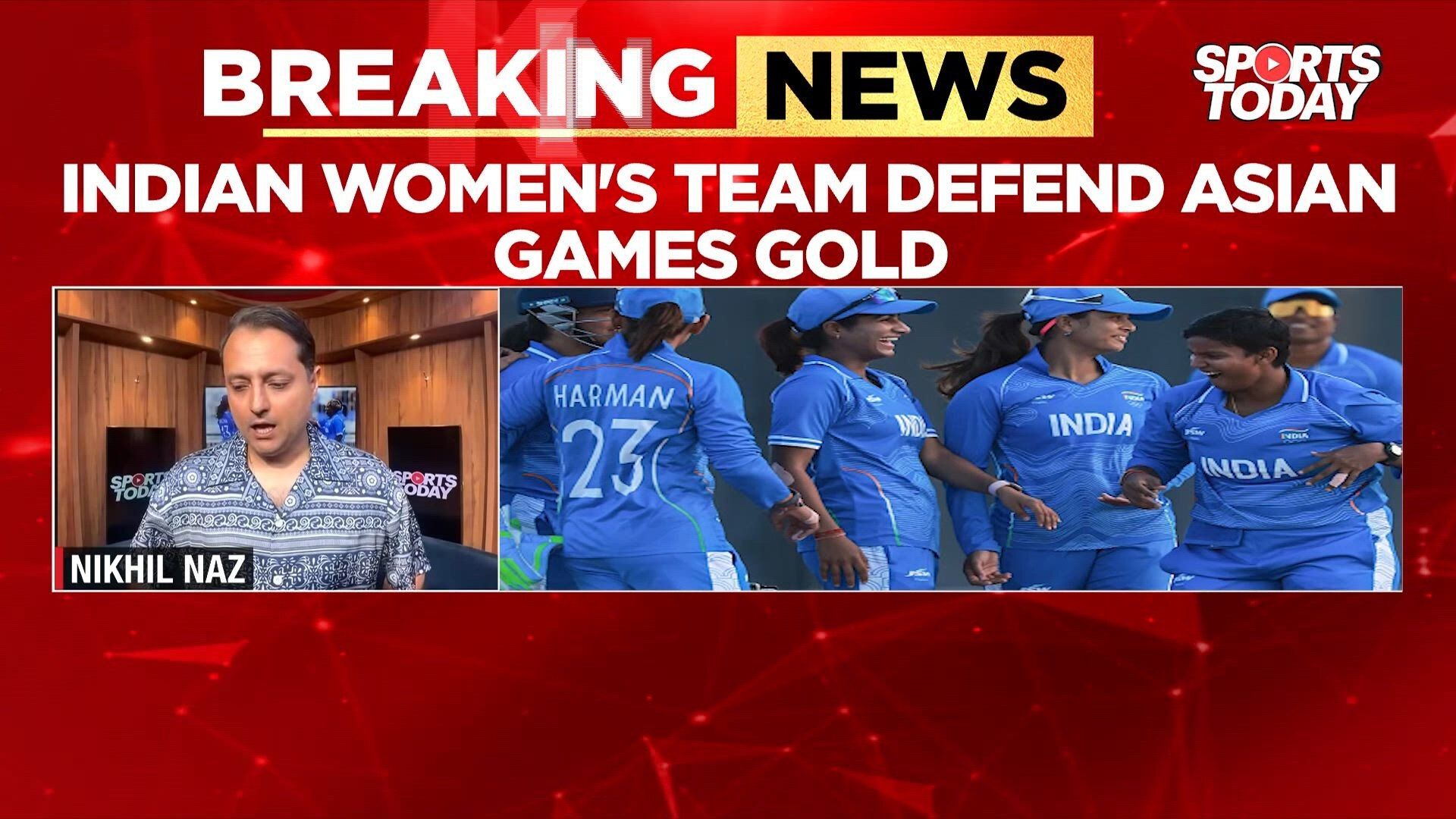 Indian women win gold medal at asian games cricket Indian women win gold medal at asian games cricket final