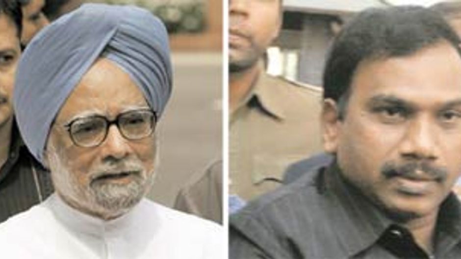 मनमोहन सिंह और ए. राजा