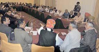 राजस्थानी मान्यता संघर्ष समिति की बैठक