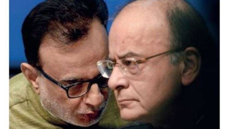 हसमुख अधिया और अरुण जेटली