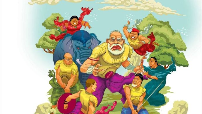 टक्कर देने की ताकत यूपीए चेयरपर्सन सोनिया गांधी के रात्रिभोज पर जुटे विपक्षी नेता