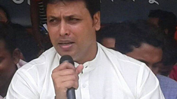 त्रिपुरा के मु्ख्यमंत्री बिप्लव देव