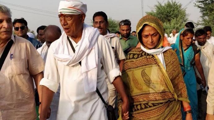 दिग्विजय की नर्मदा यात्रा