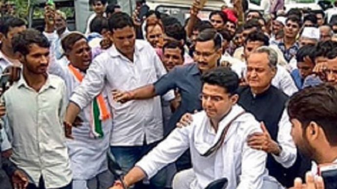 सचिन पायलट और अशोक गहलोत