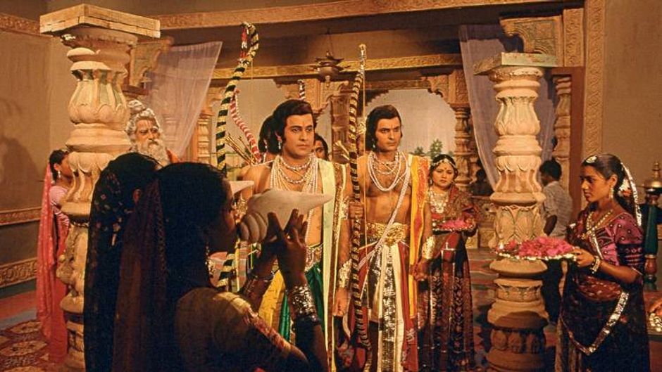 धारावाहिक रामायण का प्रसारण